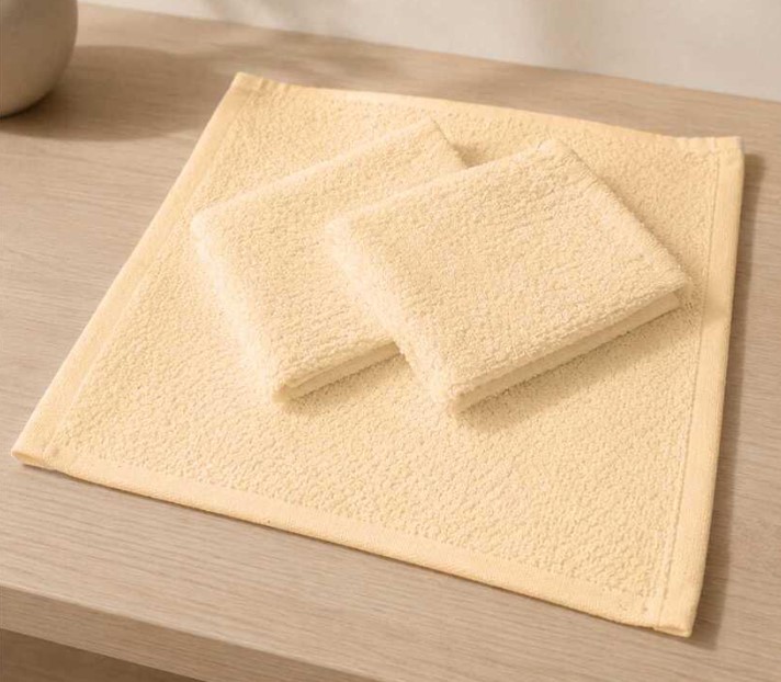Λαβέτα Βαμβακερή 25x25εκ.-400gr/m2 Ecru (Σετ 20 Τεμάχια) (Ύφασμα: Βαμβάκι 100%, Χρώμα: Εκρού ) - OEM - 5201847008888